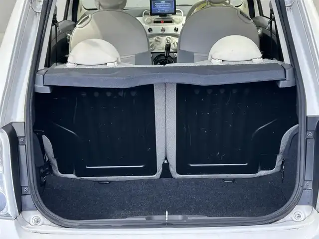 フィアット ５００ 1．2 8V ラウンジ 岐阜県 2008(平20)年 6.3万km ベージュ ガラスルーフ　/純正ホイール　/ETC　/ユピテル製ナビドラレコ機能付きTV　/純正オーディオ（CD・DVD・ラジオ）　/純正フロアマット　/リアフォグランプ　/パワーウィンドウ　/リモコンキー　/取扱説明書　/保証書　/ナビ取扱説明書