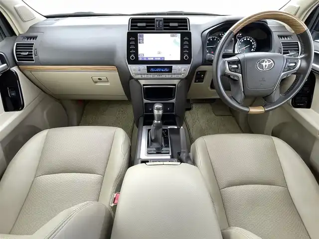 トヨタ ランドクルーザー プラド TX Lパッケージ 福井県 2021(令3)年 7.5万km ブラック ４WD/サンルーフ/ルーフレール/純正ナビ/【AM/FM/CD/Bluetooth/フルセグTV】/全方位カメラ/ビルトインETC２．０/プッシュスタート/スマートキー/スペアキー/オートライト/LEDヘッドライド/パワーシート（運転席/助手席）/シートヒーター（運転席/助手席）/ベンチレーション/クルーズコントロール/ドライブレコーダー