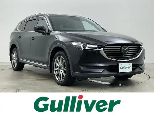 マツダ ＣＸ－８ XD Lパッケージ 岡山県 2018(平30)年 7.5万km ジェットブラックマイカ アルパインフリップダウンモニター /BOSEサウンド/ドライビングポジションサポートパッケージ/　・運転席10wayパワーシート＆シートメモリー/　・運転席、助手席シートヒーター/　・ステアリングヒーター/レザーシート/360°ビュー・モニター/純正ナビ　/【Bluetooth/フルセグTV/CD/DVD/USB接続】/衝突軽減ブレーキ/レーダークルーズコントロール/LEDヘッドライト/フォグランプ/純正19インチアルミホイール/電動リアゲート/ＥＴＣ/純正ドライブレコーダー（前）