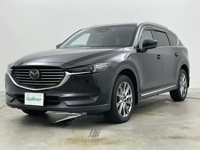 マツダ ＣＸ－８ XD Lパッケージ 岡山県 2018(平30)年 7.5万km ジェットブラックマイカ アルパインフリップダウンモニター /BOSEサウンド/ドライビングポジションサポートパッケージ/　・運転席10wayパワーシート＆シートメモリー/　・運転席、助手席シートヒーター/　・ステアリングヒーター/レザーシート/360°ビュー・モニター/純正ナビ　/【Bluetooth/フルセグTV/CD/DVD/USB接続】/衝突軽減ブレーキ/レーダークルーズコントロール/LEDヘッドライト/フォグランプ/純正19インチアルミホイール/電動リアゲート/ＥＴＣ/純正ドライブレコーダー（前）