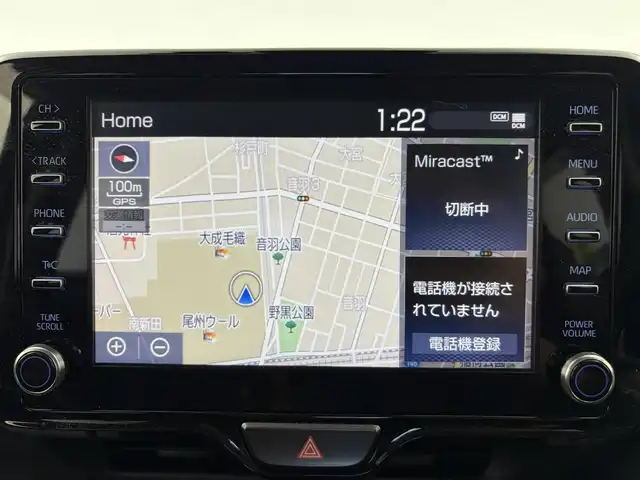 トヨタ ヤリスクロス ハイブリッド G 愛知県 2022(令4)年 4.3万km ブラックM 純正8.8インチディスプレイオーディオナビ/・フルセグTV/・Bluetooth/・AppleCarPlay/・AndroidAuto/・Miracast/・AM/FM/・USB/パノラミックビューモニター/・トヨタセーフティセンス/・プリクラッシュセーフティ/・レーダークルーズコントロール/・レーントレーシングアシスト/・オートマチックハイビーム/前方ドライブレコーダー/純正16インチアルミホイール/LEDヘッドライト/オートライト/ETC2.0/スマートキー