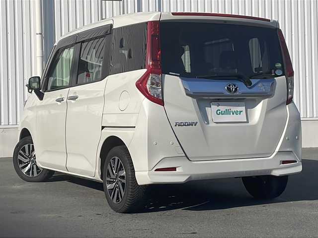 トヨタ ルーミー カスタムG 三重県 2018(平30)年 3.8万km パールホワイトⅢ 純正７型ナビ/バックカメラ/純正ドラレコ/ＥＴＣ/両側パワースライドドア/ステアリングスイッチ/クルーズコントロール/レーンキープアシスト/クリアランスソナー/衝突被害軽減システム/先行車発進告知/ＬＥＤオートライト/オートマチックハイビーム/電動格納ミラー/禁煙車