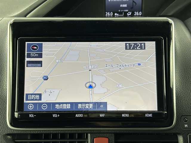 トヨタ ヴォクシー ZS 煌Ⅱ 愛知県 2020(令2)年 3.9万km ブラック 純正ナビ/・(CD/DVD/フルセグ/BT)/フリップダウンモニター/バックカメラ/両側パワースライドドア/Toyota Safety Sense/・衝突軽減システム/・レーンキープアシスト/：オートハイビーム/クルーズコントロール/ビルトインETC2.0/純正アルミホイール/LEDヘッドライト/スマートキー