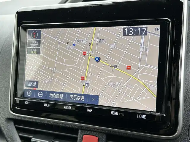 トヨタ ヴォクシー ZS 煌Ⅱ 山形県 2020(令2)年 3.9万km ブラック 純正9型ナビ/・(CD/DVD/フルセグ/BT)/フリップダウンモニター/バックカメラ/両側パワースライドドア/Toyota Safety Sense/・衝突軽減システム/・レーンキープアシスト/：オートハイビーム/クルーズコントロール/ビルトインETC2.0/純正アルミホイール/LEDヘッドライト/スマートキー