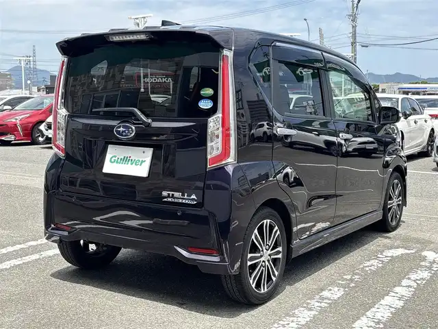 スバル ステラ カスタム RS スマートアシスト 徳島県 2017(平29)年 12.8万km ナイトシャドーパープルクリスタルM ナビ【NCZP-W67D】/純正15インチアルミホイール/純正フロアマット/衝突被害軽減ブレーキ/レーンキープアシスト/横滑り防止装置/後ろコーナーセンサー/ミラー一体型ドライブレコーダー/ETC/フォグランプ/プッシュスタート/スマートキー