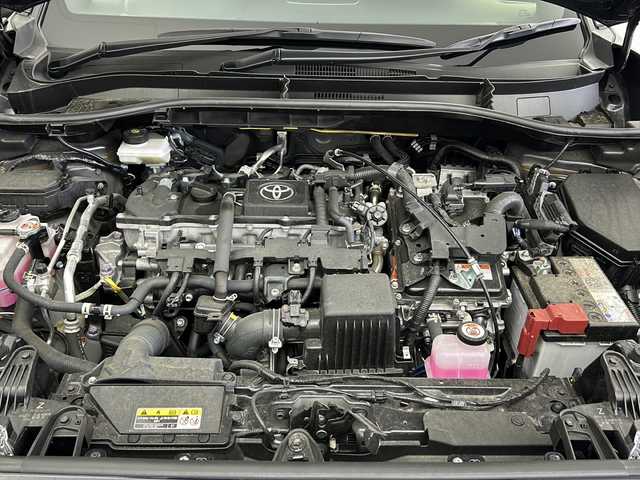 トヨタ カローラ クロス ハイブリッド Z 岐阜県 2023(令5)年 3.4万km スパークリングブラックパールクリスタルシャイン トヨタセーフティセンス/プリクラッシュセーフティ/ブラインドスポットモニター/コーナーセンサー/レーンキープアシスト/レーダークルーズコントロール/パーキングアシスト/純正ナビ機能付きディスプレイオーディオ/　(AM/FM/Bluetooth/フルセグTV/Miracast)/全周囲カメラ/ハーフレザーシート/シートヒーター/パワーシート/ステアリングヒーター/パワーバックドア/電動パーキングブレーキ/ETC2.0/純正フロアマット/純正アルミホイール/純正ドアバイザー/LEDヘッドライト/オートハイビーム