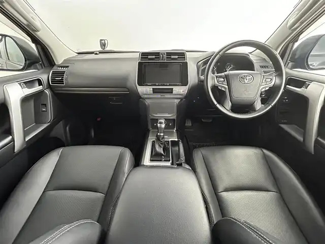 トヨタ ランドクルーザー プラド TX Lパッケージ 道央・札幌 2020(令2)年 3.4万km ブラック ・ワンオーナー/・４WD/・寒冷地仕様/・サンルーフ/・純正OP19インチAW/・9インチナビ/　CD/DVD/SD/BT/フルセグ/・バックカメラ/・ビルトインETC/・プリクラッシュセーフティ/・レーダークルーズコントロール/・レーンキープアシスト/・クリアランスソナー/・オートハイビーム/・レザーシート/・前席パワーシート/・前席エア/シートヒーター/・LEDヘッドライト/・フォグライト/・オートライト/・プッシュスタート/・スマートキー/・純正ゴムマット/・ドアバイザー