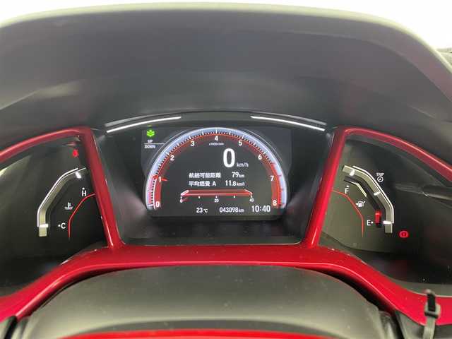 ホンダ シビック ハッチバック 大分県 2021(令3)年 4.3万km クリスタルブラックパール 6MT/純正ナビゲーション/(AM/FM/CD/DVD/BT/TV)/バックカメラ/ホンダセンシング/衝突軽減ブレーキ/レーンキープアシスト/アダクティブクルーズコントロール/LEDヘッドライト/フォグランプ/ハーフレザーシート/シートヒーター/前席パワーシート/ETC2.0/電動パーキングブレーキ/オートブレーキホールド/スマートキー/プッシュスタート