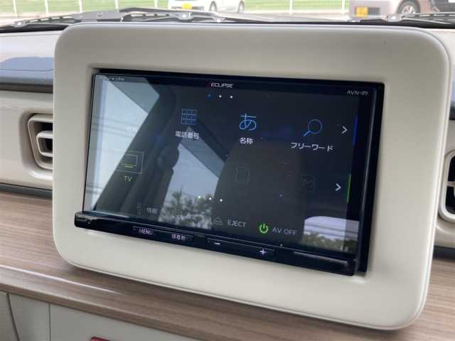 スズキ ラパン S 鳥取県 2019(平31)年 3.3万km アーバンブラウンパールメタリック 社外ナビ／フルセグ／ＤＶＤ／ＣＤ／ＢＴ/ドライブレコーダー/社外ＥＴＣ/レーダーブレーキサポート/運転席シートヒーター　/LEDヘットライト/オートライト/プッシュエンジンスタート/ホワイトホイールキャップ/アイドリングストップ/電動格納ミラー/フロアマット/ドアバイザー
