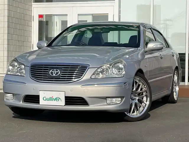 トヨタ クラウン マジェスタ Cタイプ i－Four 道央・札幌 2006(平18)年 10.2万km グレーマイカM ・４WD/・寒冷地仕様/・純正ナビ/　AM・FM・CD・MD/・ワイパー熱線/・電動格納ミラー/・バックカメラ/・ドアバイザー/・プッシュスタート/・ETC/・ウィンカーミラー/・ステアリングスイッチ/・フォグライト