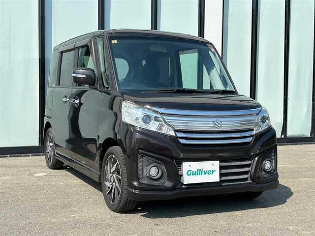 スズキ スペーシア カスタム XS 大阪府 2016(平28)年 6.5万km アーバンブラウンパールメタリック 社外ナビ/   TV/CD/Bluetooth/運転席シートヒーター/両側パワースライドドア/ステアリングスイッチ/アイドリングストップ/純正15インチアルミホイール/プッシュスタート/スマートキー/ドアバイザー/ＥＴＣ/ＬＥＤ/禁煙車