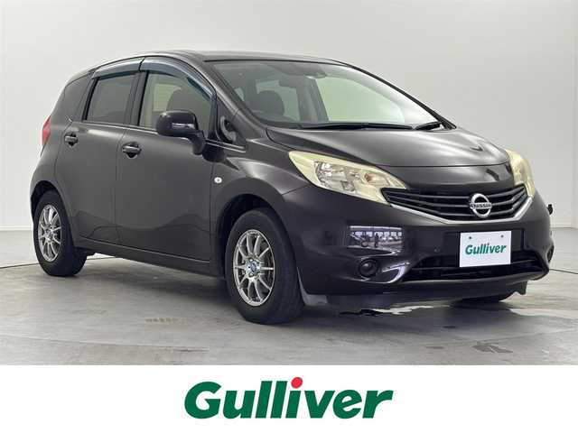 日産 ノート X エマージェンシーブレーキ 福井県 2014(平26)年 6.5万km オーロラモーヴ 純正ナビ/CD/DVD/Bluetooth/フルセグ/バックカメラ/全方位カメラ/スマートキー/横滑り防止装置/レーンキープアシスト