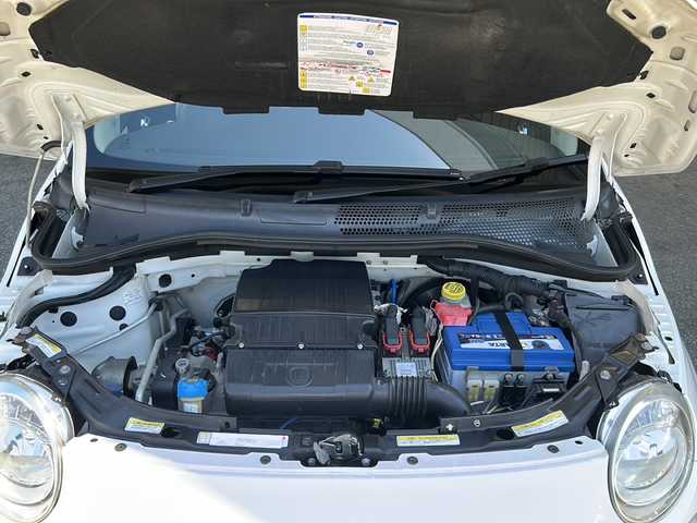 フィアット ５００ 1．2 ポップ 愛知県 2012(平24)年 6万km アイボリーⅡ 登録時走行距離59696km/ETC/純正オーディオ/純正フロアマット/前後ドラレコ/純正R14AW/ステアリングスイッチ/保証書/取説/リモコンキー/(スペアキー×1)