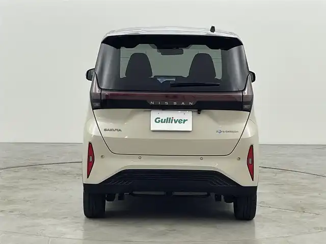 日産 サクラ G 福岡県 2022(令4)年 7.6万km フローズンバニラパール コネクトナビ／フルセグＴＶ　/全方位カメラ　/ビルトインＥＴＣ２．０　/前後ドラレコ　/プロパイロット　/エマージェンシーブレーキ　/レーンキープ　/ステアリングヒーター　/シートヒーター　/純正１５インチＡＷ　/ＬＥＤヘッドライト