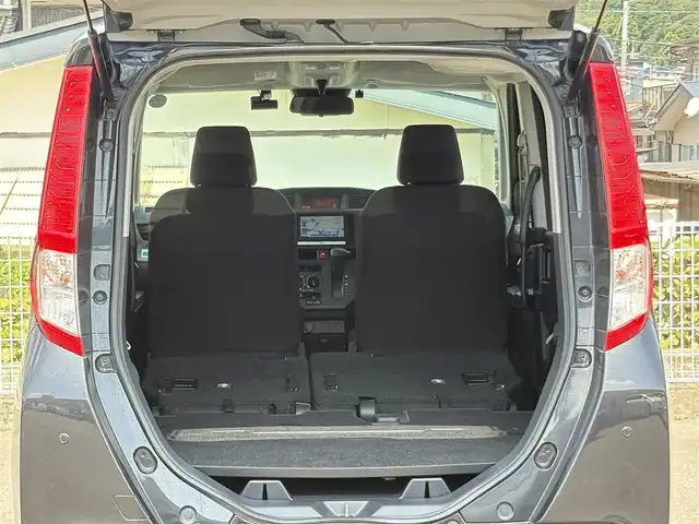 トヨタ ルーミー X 山口県 2022(令4)年 7.6万km ブラックマイカメタリック 社外メモリナビ BT AUX/バックカメラ/ETC/ドラレコ/スマートキー/コーナーセンサー/左側パワースライドドア/右側イージークローザー/衝突被害軽減ブレーキ/レーンアシスト/オートマチックハイビーム/オートライト/リア窓ロールサンシェード/保証書 取説 ナビ取説/禁煙車