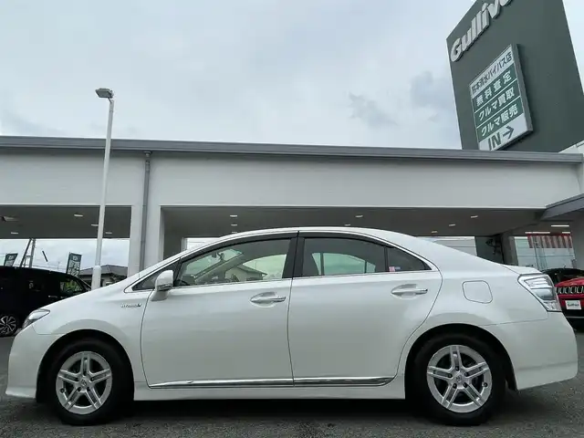トヨタ ＳＡＩ S 熊本県 2012(平24)年 3.2万km ホワイトパールクリスタルシャイン 純正ナビ/【フルセグTV/CD/DVD/AUX】/バックカメラ/クルーズコントロール/コーナーセンサー/プッシュスタート/スマートキー/ウィンカーミラー/ステアリングスイッチ/オートHIDヘッドライト/ドライブレコーダー前後/純正16インチAW/ETC/純正ドアバイザー/純正フロアマット/ABS/横滑り防止装置/保証書/取扱説明書/スペアキー