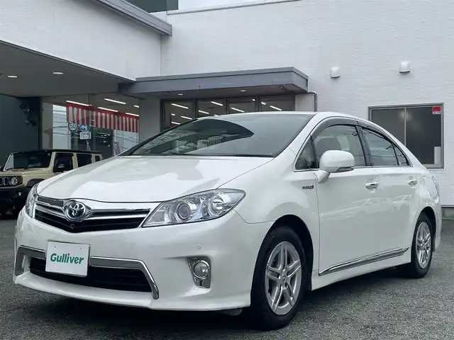 トヨタ ＳＡＩ S 熊本県 2012(平24)年 3.2万km ホワイトパールクリスタルシャイン 純正ナビ/【フルセグTV/CD/DVD/AUX】/バックカメラ/クルーズコントロール/コーナーセンサー/プッシュスタート/スマートキー/ウィンカーミラー/ステアリングスイッチ/オートHIDヘッドライト/ドライブレコーダー前後/純正16インチAW/ETC/純正ドアバイザー/純正フロアマット/ABS/横滑り防止装置/保証書/取扱説明書/スペアキー