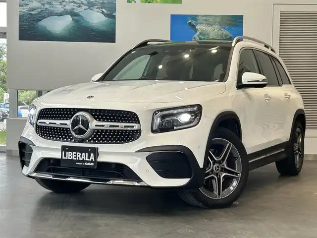 メルセデス・ベンツ ＧＬＢ２００ｄ AMGライン 大阪府 2020(令2)年 1.8万km ポーラホワイト レーダーセーフティP/パノラマサンルーフ/ハーフレザー/メモリ付きパワーシート/シートヒーター/純正ナビ/TV/360度カメラ/ACC/純正19インチAW/LEDヘッドライト/アンビエントライト/電動リアゲート/クリアランスソナー/ブラインドスポット/ワイヤレス充電/ETC/ドラレコ/パドルシフト/ルーフレール