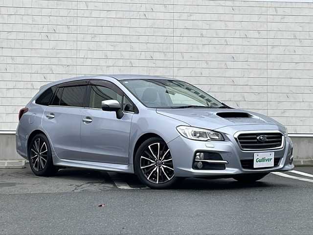 スバル レヴォーグ 1．6GT アイサイト 山形県 2014(平26)年 7.8万km アイスシルバーメタリック アイサイト/・プリクラッシュブレーキ（自動ブレーキ）/・レーンキープアシスト/・全車速追従機能付クルーズコントロール/・AT誤発進抑制制御/パドルシフト/社外ナビ/フルセグ/ETC/電動パーキングブレーキ/アイドリングストップ/LEDヘッドライト/プッシュスタート/スマートキーｘ２