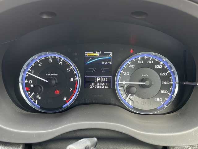 スバル レヴォーグ 1．6GT アイサイト 山形県 2014(平26)年 7.8万km アイスシルバーメタリック アイサイト/・プリクラッシュブレーキ（自動ブレーキ）/・レーンキープアシスト/・全車速追従機能付クルーズコントロール/・AT誤発進抑制制御/パドルシフト/社外ナビ/フルセグ/ETC/電動パーキングブレーキ/アイドリングストップ/LEDヘッドライト/プッシュスタート/スマートキーｘ２