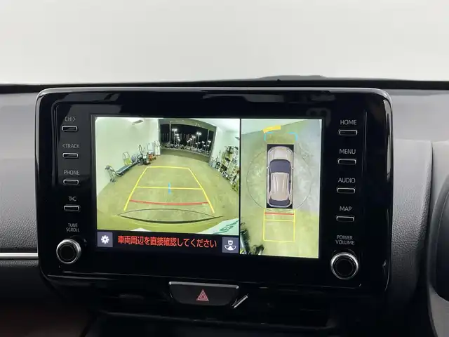 トヨタ ヤリスクロス ハイブリッド Z 千葉県 2021(令3)年 2.4万km ブラックマイカ/ベージュ 2トーン セーフティセンス（衝突回避支援パッケージ）/・プリクラッシュセーフティ/・レーントレーシングアシスト/・レーダークルーズコントロール/・オートマチックハイビーム/・ロードサインアシスト/純正8インチディスプレイオーディオ/・メモリーナビ/・Bluetooth/・全方位カメラ/・USB端子/ブラインドスポットモニター/トヨタチームメイト/アドバンストパーク/パワーバックドア/ハーフレザーシート/パワーシート/スマートキー/ステアリグヒーター/前後コーナーセンサー