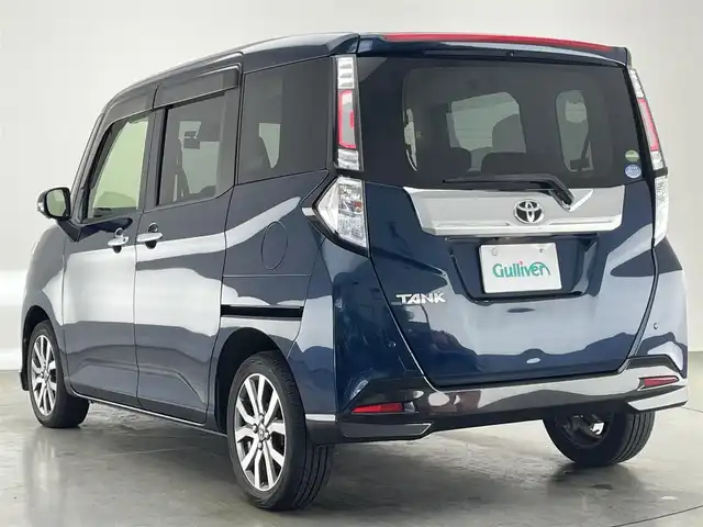 トヨタ タンク カスタムG－T 愛知県 2017(平29)年 7.3万km レーザーブルークリスタルシャイン 純正９型ナビ　フルセグＴＶ　ＤＶＤ　Ｂｌｕｅｔｏｏｔｈ　全方位カメラ　シートヒーター　両側パワースライドドア　スマアシ　衝突軽減　クルーズコントロール　ＬＥＤオートライト　フォグランプ　ＥＴＣ　禁煙車