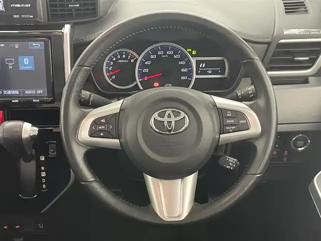 トヨタ タンク カスタムG－T 愛知県 2017(平29)年 7.3万km レーザーブルークリスタルシャイン 純正９型ナビ　フルセグＴＶ　ＤＶＤ　Ｂｌｕｅｔｏｏｔｈ　全方位カメラ　シートヒーター　両側パワースライドドア　スマアシ　衝突軽減　クルーズコントロール　ＬＥＤオートライト　フォグランプ　ＥＴＣ　禁煙車