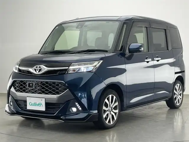 トヨタ タンク カスタムG－T 愛知県 2017(平29)年 7.3万km レーザーブルークリスタルシャイン 純正９型ナビ　フルセグＴＶ　ＤＶＤ　Ｂｌｕｅｔｏｏｔｈ　全方位カメラ　シートヒーター　両側パワースライドドア　スマアシ　衝突軽減　クルーズコントロール　ＬＥＤオートライト　フォグランプ　ＥＴＣ　禁煙車