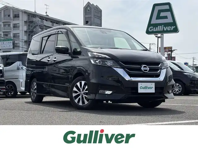 日産 セレナ ハイウェイスター Vセレクション 大分県 2019(令1)年 6.7万km ダイヤモンドブラック ・純正ナビ/・両側パワースライドドア/・クルーズコントロール/・ステアリングリモコン/・パーキングアシスト/・ドライブレコーダー/・フリップダウンモニター/・コーナーセンサー/・ETC