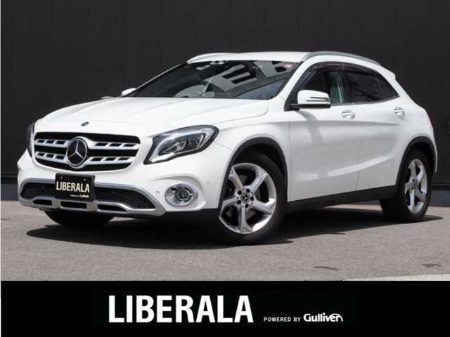 メルセデス・ベンツ ＧＬＡ２２０ 4マチック 長野県 2018(平30)年 3.7万km ポーラホワイト レーダーセーフティＰＫＧ　/黒革シート　/純正ナビＴＶ　/バックカメラ　/ＣａｒＰｌａｙ　/ディストロニック　/衝突軽減Ｂ　/ＬＫＡ　/ＢＳＭ　/シートヒーター　/パワーバックドア　/キーレスゴー　/ＬＥＤライト　/純正１８ＡW
