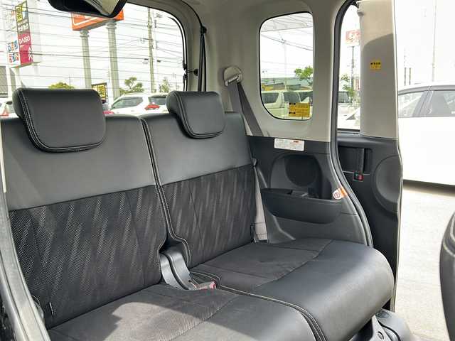 ダイハツ タント カスタム X トップED SA Ⅲ 山口県 2018(平30)年 4.9万km ブラックマイカメタリック 純正7インチSDナビ/フルセグテレビ/左側パワースライドドア/スマートアシスト/バックカメラ/ヒートシーター/アイドリングストップ/コーナーセンサー/純正フロアマット/LEDヘッドライト
