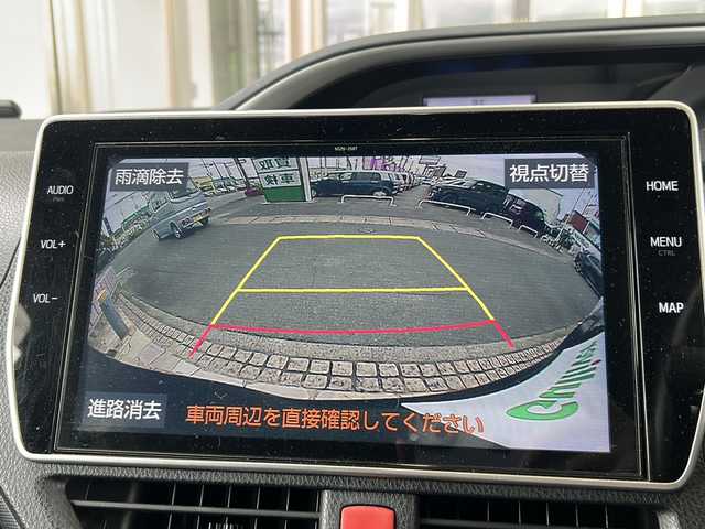 トヨタ ヴォクシー ハイブリッド ZS 煌Ⅱ 静岡県 2019(平31)年 8.2万km ブラック 【主要装備】/純正１０インチナビ　/フルセグテレビ　/純正１２インチフリップダウンモニター　/両側パワースライドドア　/純正１６インチアルミホイール　/前席シートヒーター　/ＥＴＣ　/ステアリングスイッチ　/スペアキー有り/プッシュスタート/スマートキー/クルーズコントロール/オートマチックハイビーム/プリクラッシュセーフティ