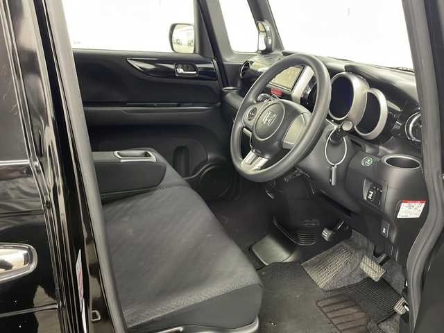 ホンダ Ｎ ＢＯＸ カスタム G Lパッケージ 長崎県 2012(平24)年 12.1万km クリスタルブラックパール 禁煙車/オートライト/片側パワースライドドア/スマートキー/プッシュスタート/14インチ純正AW/チップアップシート/取説
