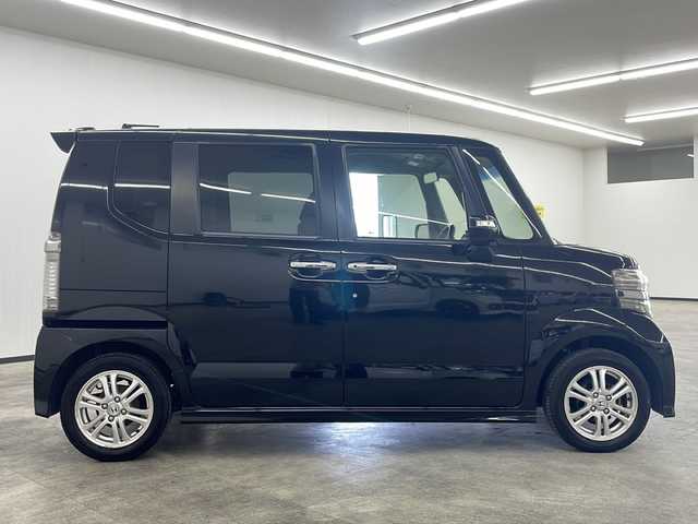ホンダ Ｎ ＢＯＸ カスタム G Lパッケージ 長崎県 2012(平24)年 12.1万km クリスタルブラックパール 禁煙車/オートライト/片側パワースライドドア/スマートキー/プッシュスタート/14インチ純正AW/チップアップシート/取説