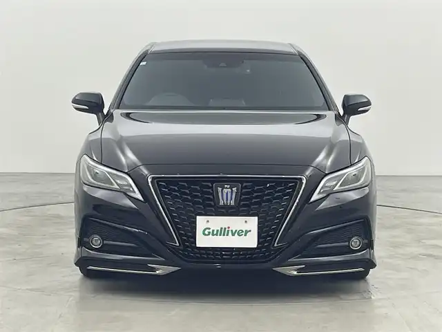 トヨタ クラウン ハイブリッド S スポーツスタイル 福岡県 2020(令2)年 4万km ブラック 純正エアロ　/純正ナビ　/バックカメラ　/ビルトインＥＴＣ　/前後ドラレコ　/レーダークルコン　/コーナーセンサー　/衝突軽減　/レーンキープ　/ＢＳＭ　/ＰＫＳＢ　/ＭＴモード付き　/ハーフレザー　/シートヒーター　/ステアリングヒーター　/パワーシート　/ステアリングリモコン　/純正１８インチアルミホイール