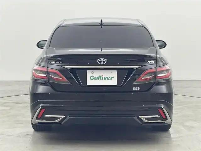 トヨタ クラウン ハイブリッド S スポーツスタイル 福岡県 2020(令2)年 4万km ブラック 純正エアロ　/純正ナビ　/バックカメラ　/ビルトインＥＴＣ　/前後ドラレコ　/レーダークルコン　/コーナーセンサー　/衝突軽減　/レーンキープ　/ＢＳＭ　/ＰＫＳＢ　/ＭＴモード付き　/ハーフレザー　/シートヒーター　/ステアリングヒーター　/パワーシート　/ステアリングリモコン　/純正１８インチアルミホイール