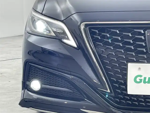 トヨタ クラウン ハイブリッド S スポーツスタイル 福岡県 2020(令2)年 4万km ブラック 純正エアロ　/純正ナビ　/バックカメラ　/ビルトインＥＴＣ　/前後ドラレコ　/レーダークルコン　/コーナーセンサー　/衝突軽減　/レーンキープ　/ＢＳＭ　/ＰＫＳＢ　/ＭＴモード付き　/ハーフレザー　/シートヒーター　/ステアリングヒーター　/パワーシート　/ステアリングリモコン　/純正１８インチアルミホイール