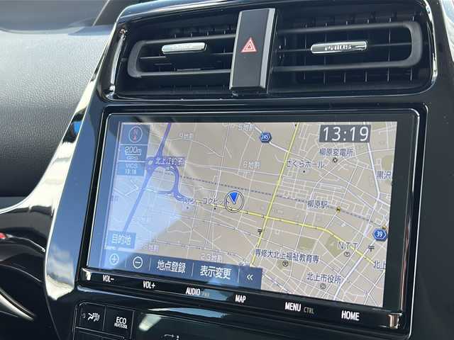 トヨタ プリウス A プレミアム 岩手県 2021(令3)年 4.4万km プラチナホワイトパールマイカ ＴＲＤフェイスガーニッシュ　ＴＲＤエアロ　純正９型ナビ　バックＣ　ＨＵＤ　電動黒本革シート　エアシートヒーター　前後ドラレコ　レーダークルーズ　オートパーキングアシスト　ＢＳＭ　エンジンスターター