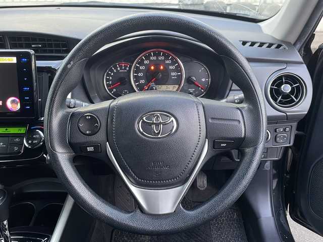 トヨタ カローラ フィールダー 1．5G 道北・旭川 2015(平27)年 9.2万km ブラックマイカ /4WD//寒冷地仕様//社外メモリナビ//CD/DVD/SD/USB/HDMI/BT/フルセグ//バックカメラ//アルパインフリップダウンモニター//PCS//LDA//オートハイビーム//オートライト//LEDヘッドライト//フォグライト//フロントデアイサー//純正エンジンスターター//ドライブレコーダー//ETC//純正ラゲッジマット//トノカバー//純正フロアマット//ドアバイザー