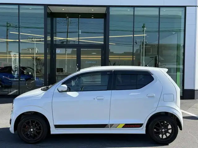 スズキ アルト ワークス 栃木県 2016(平28)年 3.1万km パールホワイト 4WD/純正ナビ/フルセグTV/DVD再生機能/Bluetoothオーディオ/ステアリングリモコン/ETC/メッキリアスポイラー/HIDヘッドライト/純正RECAROシート/純正15インチAW/スマートキー×2