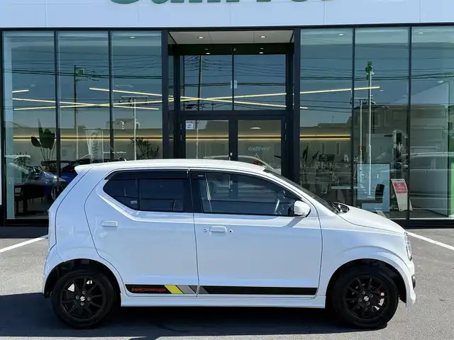 スズキ アルト ワークス 栃木県 2016(平28)年 3.1万km パールホワイト 4WD/純正ナビ/フルセグTV/DVD再生機能/Bluetoothオーディオ/ステアリングリモコン/ETC/メッキリアスポイラー/HIDヘッドライト/純正RECAROシート/純正15インチAW/スマートキー×2