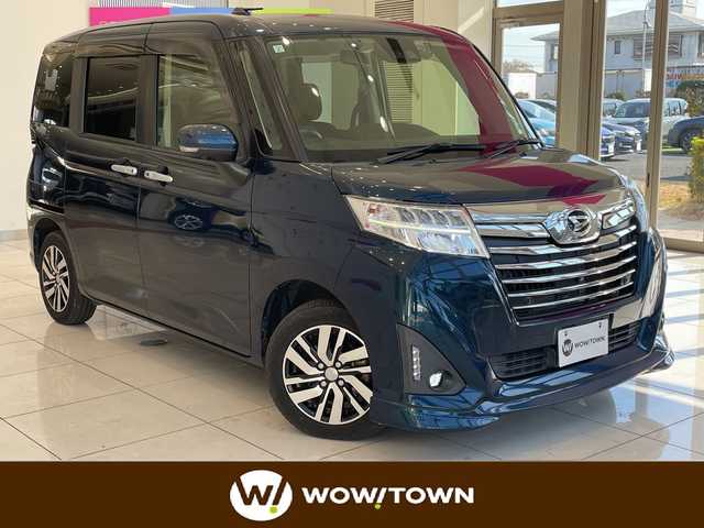 ダイハツ トール カスタムG リミテッド SAⅢ 埼玉県 2019(平31)年 5.5万km レーザーブルークリスタルシャイン スマートアシストIII/純正ナビ/フルセグTV/パノラマモニター/両側パワースライドドア/クルーズコントロール/LEDオートライト/シートヒーター/純正14インチAW/クリアランスソナー/プッシュスタート/ETC/禁煙車