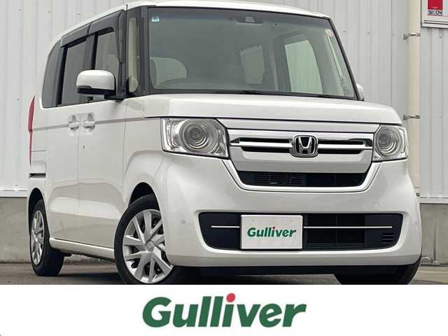 ホンダ Ｎ ＢＯＸ L 愛媛県 2022(令4)年 1.3万km プラチナホワイトパール 純正ナビ　/左側電動スライドドア　/バックカメラ　/前後ドライブレコーダー　/ホンダセンシング　/アダプティブクルーズコントロール　/電動パーキングブレーキ　/ＬEDヘッドライト　/D/N席シートヒーター/ドアバイザー/ISOFIX/ETC　/純正ホイールキャップ/現状サマー(鉄)(155/65/R14)/DUNLOP ENASAVE EC300