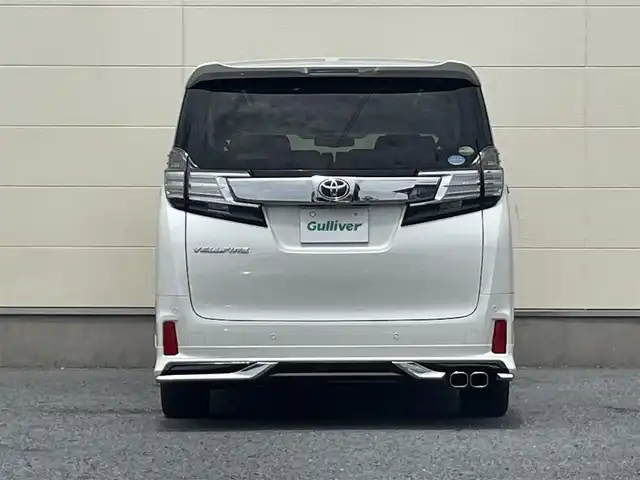 トヨタ ヴェルファイア Z Gエディション 茨城県 2015(平27)年 3.3万km ホワイトパールクリスタルシャイン ・後席用フリップダウンモニター/・サンルーフ/・純正ナビ（CD/DVD/BT/USB）/・モデリスタエアロ/・バックカメラ/・純正18インチAW/・ビルトインETC/・レーダークルーズコントロール/・衝突被害軽減システム/・アイドリングストップ/・前席パワーシート/・ステアリングヒーター/・電動リアゲート/・両側パワースライドドア/・前後コーナーセンサー/・横滑り防止装置/・盗難防止装置/・LEDヘッドライト/・オートホールド