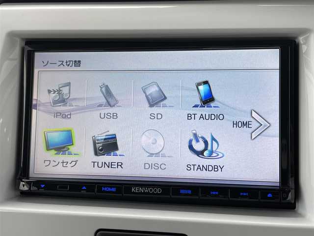 スズキ ハスラー G 山梨県 2016(平28)年 0.3万km ポジティブグリーンメタリック/ブラック2トーン 社外SDナビ(MDV-D403)/CD/DVD/BT/SD/TV/ETC/前席シートヒーター/衝突被害軽減システム/レーンキープアシスト/サイドバイザー/スマートキー/スペアキー1本/保証書