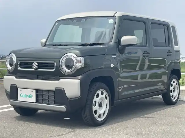 スズキ ハスラー HYBRID G 佐賀県 2024(令6)年 0.5万km Ｄグリーン 純正SDナビゲーション/・AM/FM/Bluetooth/CD/DVD/フルセグTV/・バックカメラ/シートヒーター「運転席/助手席」/スマートキー/・スペアキー1本/LEDヘッドライト/・オートマチックハイビーム/レーダークルーズコントロール/LEDヘッドライト/・オートマチックハイビーム/シートヒーター/スマートキー/新車保証書/取扱説明書/スペアキー1本/スズキ セーフティサポート（全車標準装備）/・衝突被害軽減ブレーキ（デュアルカメラブレーキサポート）/・誤発進抑制機能（前方・後方）/・車線逸脱警報機能/・ふらつき警報機能/・先行車発進お知らせ機能/・後退時ブレーキサポート/・標識認識機能/・制動時の車両安定性確保/・ESP（車両走行安定補助システム）/・横滑り防止・トラクションコントロール