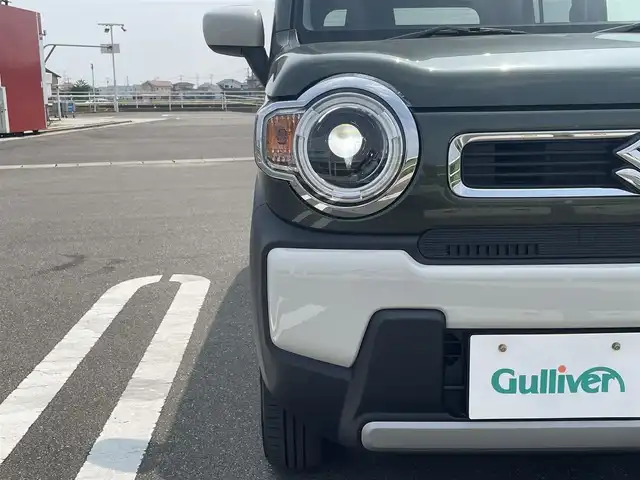 スズキ ハスラー HYBRID G 佐賀県 2024(令6)年 0.5万km Ｄグリーン 純正SDナビゲーション/・AM/FM/Bluetooth/CD/DVD/フルセグTV/・バックカメラ/シートヒーター「運転席/助手席」/スマートキー/・スペアキー1本/LEDヘッドライト/・オートマチックハイビーム/レーダークルーズコントロール/LEDヘッドライト/・オートマチックハイビーム/シートヒーター/スマートキー/新車保証書/取扱説明書/スペアキー1本/スズキ セーフティサポート（全車標準装備）/・衝突被害軽減ブレーキ（デュアルカメラブレーキサポート）/・誤発進抑制機能（前方・後方）/・車線逸脱警報機能/・ふらつき警報機能/・先行車発進お知らせ機能/・後退時ブレーキサポート/・標識認識機能/・制動時の車両安定性確保/・ESP（車両走行安定補助システム）/・横滑り防止・トラクションコントロール