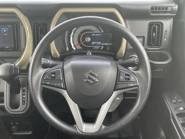 スズキ ハスラー HYBRID G 佐賀県 2024(令6)年 0.5万km Ｄグリーン 純正SDナビゲーション/・AM/FM/Bluetooth/CD/DVD/フルセグTV/・バックカメラ/シートヒーター「運転席/助手席」/スマートキー/・スペアキー1本/LEDヘッドライト/・オートマチックハイビーム/レーダークルーズコントロール/LEDヘッドライト/・オートマチックハイビーム/シートヒーター/スマートキー/新車保証書/取扱説明書/スペアキー1本/スズキ セーフティサポート（全車標準装備）/・衝突被害軽減ブレーキ（デュアルカメラブレーキサポート）/・誤発進抑制機能（前方・後方）/・車線逸脱警報機能/・ふらつき警報機能/・先行車発進お知らせ機能/・後退時ブレーキサポート/・標識認識機能/・制動時の車両安定性確保/・ESP（車両走行安定補助システム）/・横滑り防止・トラクションコントロール