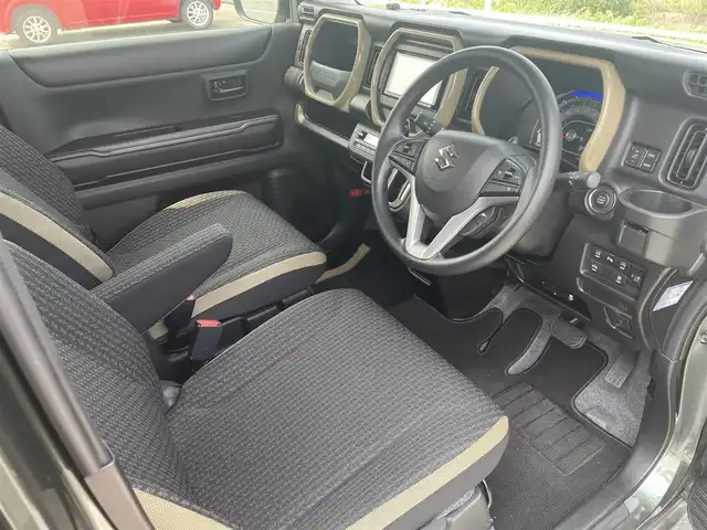 スズキ ハスラー HYBRID G 佐賀県 2024(令6)年 0.5万km Ｄグリーン 純正SDナビゲーション/・AM/FM/Bluetooth/CD/DVD/フルセグTV/・バックカメラ/シートヒーター「運転席/助手席」/スマートキー/・スペアキー1本/LEDヘッドライト/・オートマチックハイビーム/レーダークルーズコントロール/LEDヘッドライト/・オートマチックハイビーム/シートヒーター/スマートキー/新車保証書/取扱説明書/スペアキー1本/スズキ セーフティサポート（全車標準装備）/・衝突被害軽減ブレーキ（デュアルカメラブレーキサポート）/・誤発進抑制機能（前方・後方）/・車線逸脱警報機能/・ふらつき警報機能/・先行車発進お知らせ機能/・後退時ブレーキサポート/・標識認識機能/・制動時の車両安定性確保/・ESP（車両走行安定補助システム）/・横滑り防止・トラクションコントロール