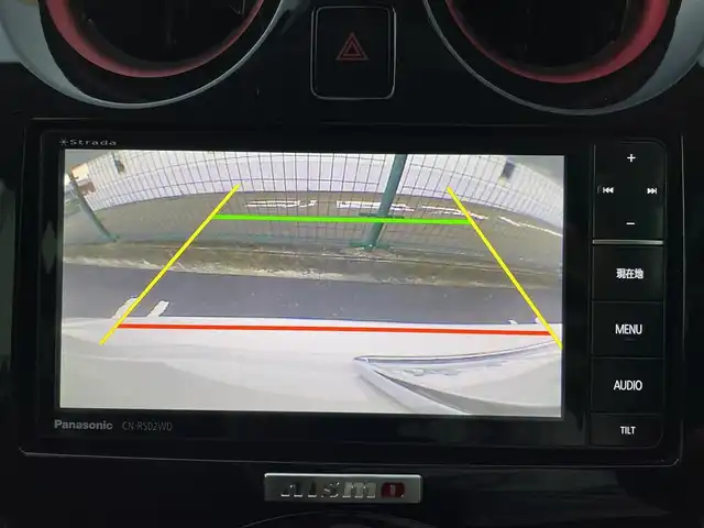 日産 ノート ニスモS 愛知県 2015(平27)年 4.8万km ブリリアントホワイトパール ワンオーナー/社外ナビ/（Panasonic:CN-RS02WD）/FM/AM/フルセグTV/Bluetooth対応/5速MT/バックカメラ/ドライブレコーダー/ETC/純正フロアマット/純正アルミホイール/プッシュスタート/横滑り防止装置/盗難防止装置/保証書/取扱説明書/スペアキー/スマートキー
